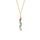 Stříbrný zlacený řetízek s přívěskem Victoria Cruz A3760-MDG