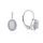 MOISS stříbrné náušnice OPÁL