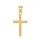 MOISS stříbrný přívěsek KŘÍŽ GOLD