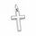 Zlatý 585/1000 přívěs z bílého zlata křížek 864Bp