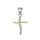 MOISS stříbrný přívěsek KŘÍŽ GOLD