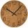 VLAHA Dřevěné hodiny OAK vyrobené v Čechách s černými ručkami ⌀34cm