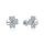 MOISS stříbrné náušnice ČTYŘLÍSTEK