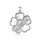 MOISS stříbrný přívěsek KVĚTINA