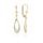 MOISS náušnice ze žlutého zlata