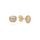MOISS náušnice ze žlutého zlata ČTYŘLÍSTEK