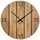 Flexistyle z246 - extra velké 80 cm nástěnné hodiny z přírodního dubu