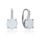 MOISS stříbrné náušnice OPÁL