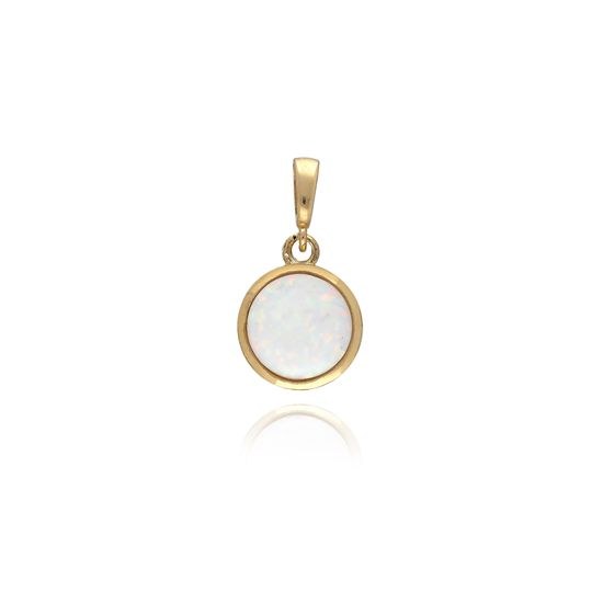 MOISS přívěsek ze žlutého zlata OPÁL