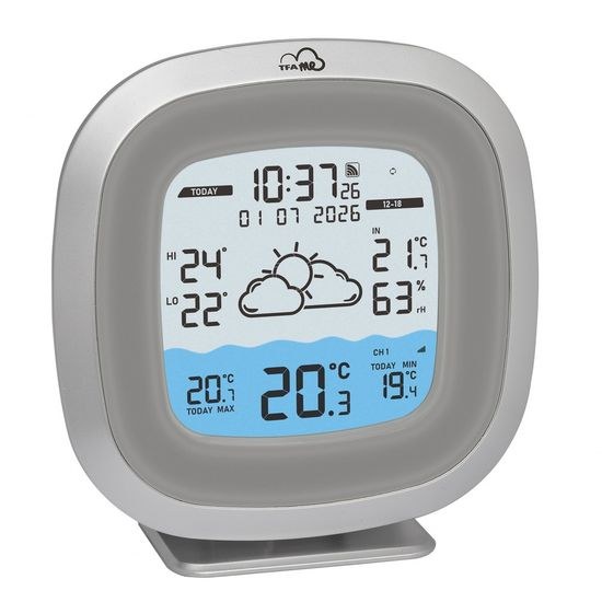 TFA 35.8114.10 - Bezdrátová WiFi meteostanice s chytrou předpovědí a bazénovým čidlem TFA.me ID-09