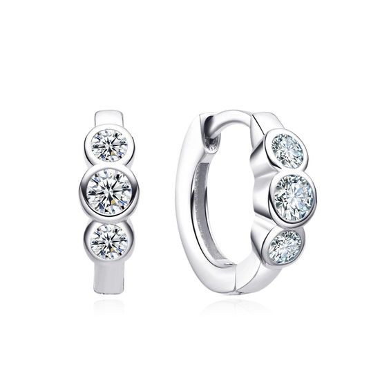 MOISS stříbrné náušnice