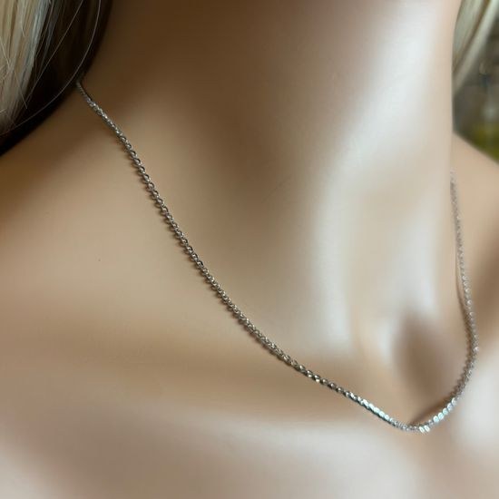 Stříbrný 925/1000 řetízek anker S1069