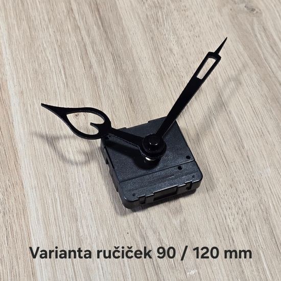 Hodinový strojek s tichým chodem včetně ručiček HRP200