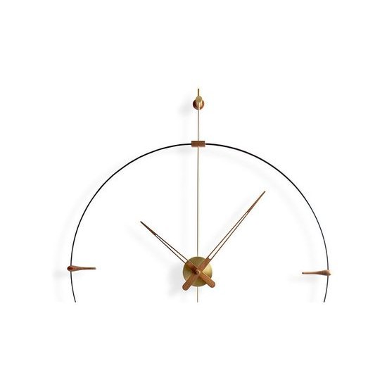 Designové nástěnné hodiny Nomon Bilbao Brass Small 92cm