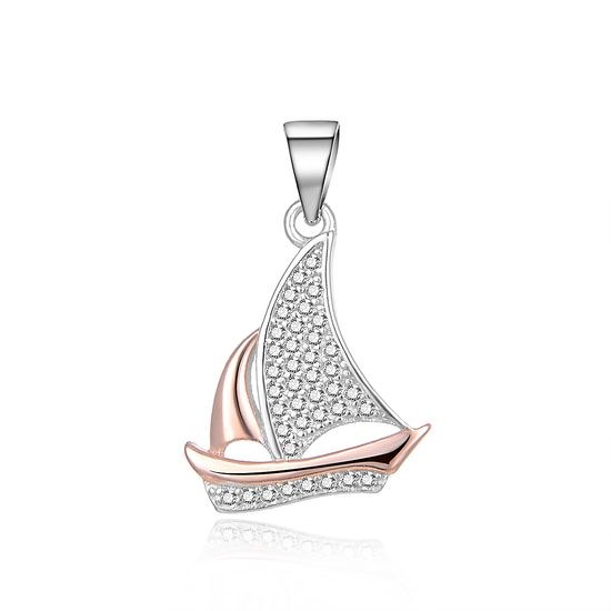 MOISS stříbrný přívěsek PLACHETNICE