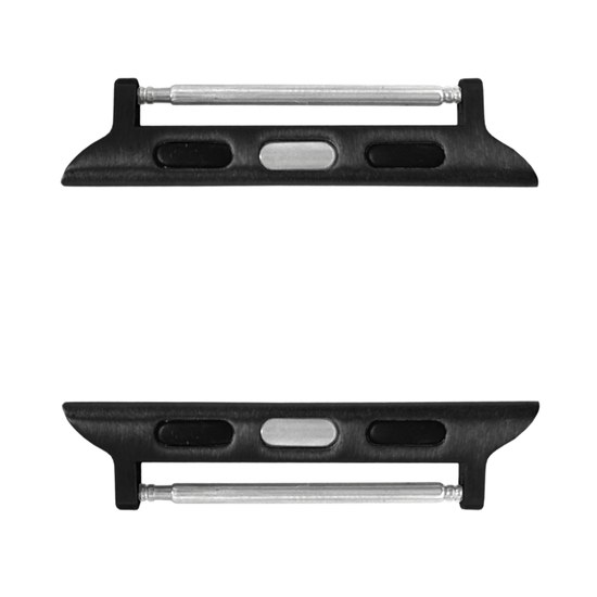 LAVVU Černé konektory pro APPLE WATCH 42-44 mm