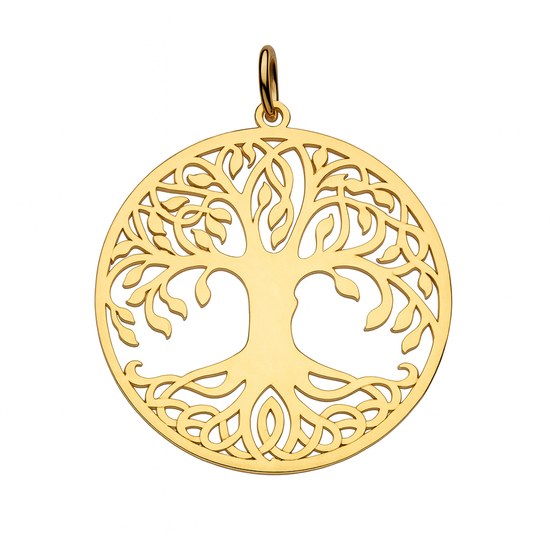 Zlatý 585/1000 přívěsek velký strom života 30190