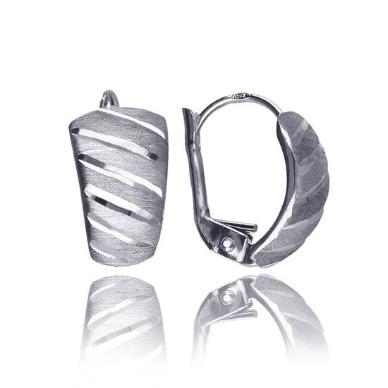 MOISS náušnice z bílého zlata