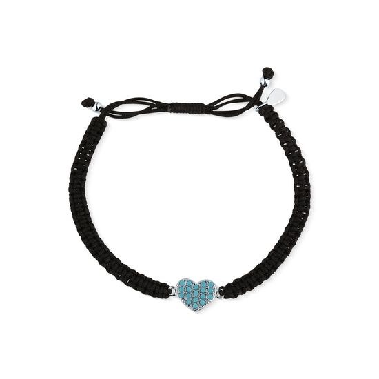 Náramek JVD SVLB0353X61BK00 stříbrný