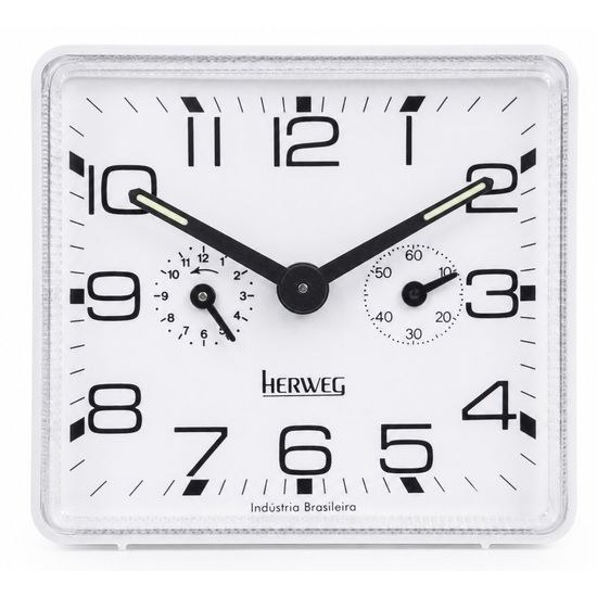 Mechanický budík Herweg 2245 GREY