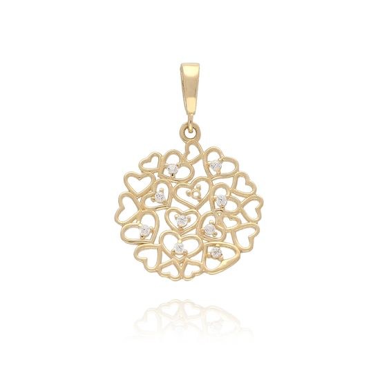 MOISS přívěsek ze žlutého zlata