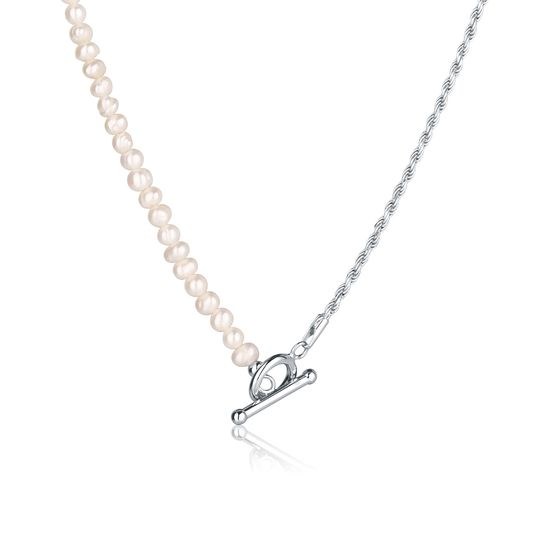 Náhrdelník JVD SVLN0494X61P145 stříbrný