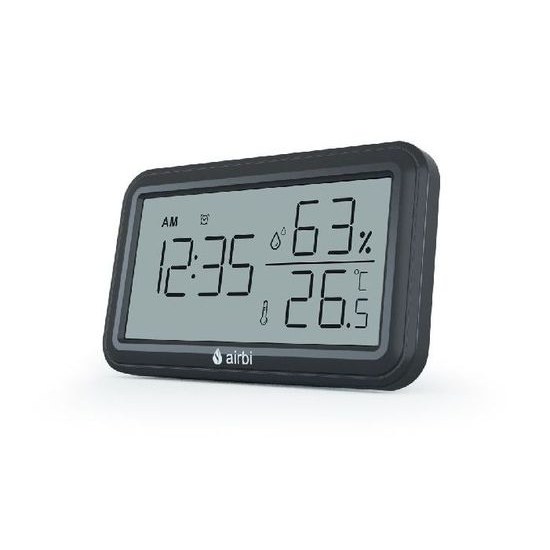 Pokojový teploměr a vlhkoměr Airbi INDOOR - černý