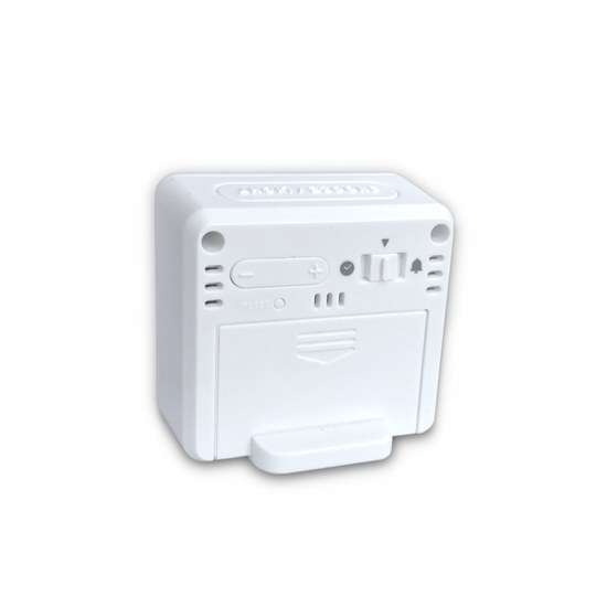 LAVVU LAR0040 - Digitální budík řízený rádiovým signálem NORDLYS bílý s automatickým osvětlením