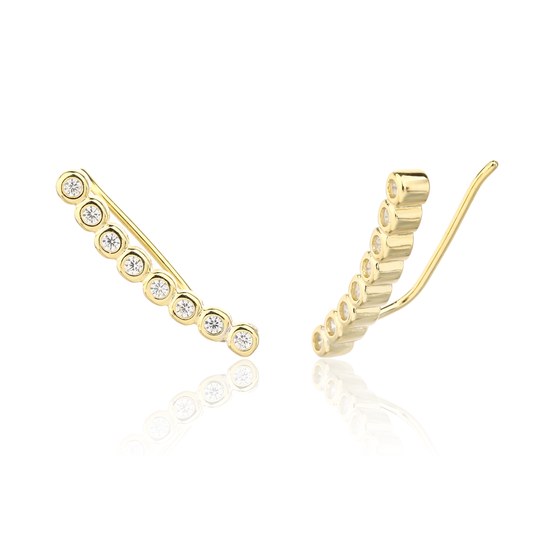 Náušnice JVD SVLE3412XJ6GO00 stříbrné