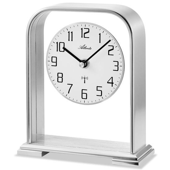 Atlanta 3119/19 - Stolní hodiny řízené signálem v moderním designu