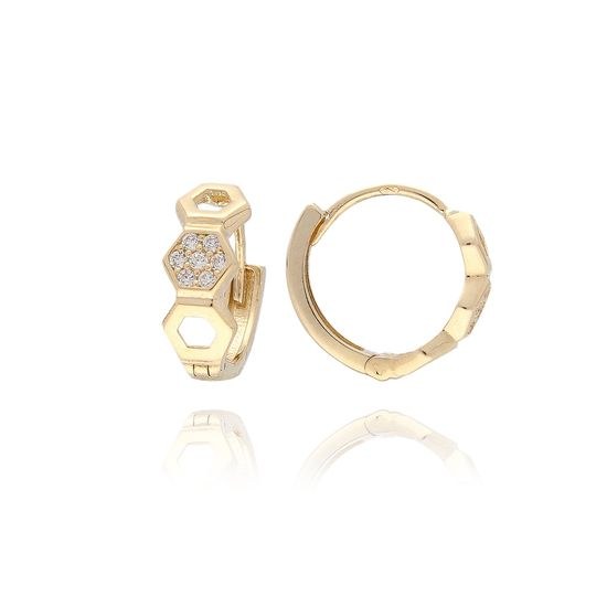 MOISS náušnice ze žlutého zlata