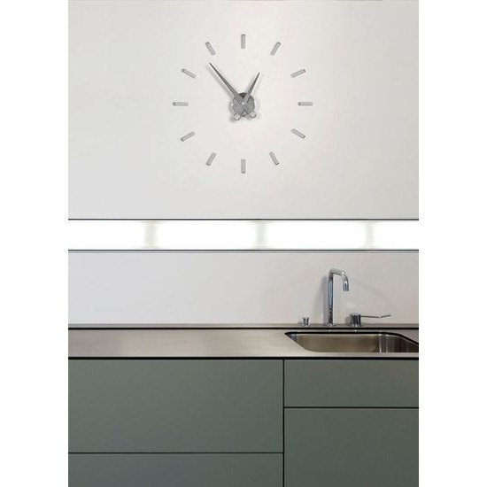 Hodiny Nomon Puntos Suspensivos 12i 50cm silver