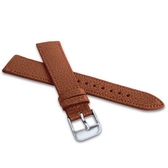 LAVVU Světle hnědý prošitý řemínek MEDITERRA z luxusní kůže Top Grain - 22