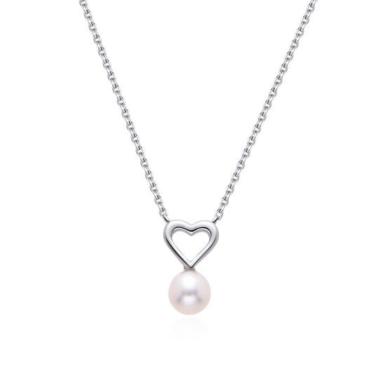 MOISS perlový stříbrný náhrdelník