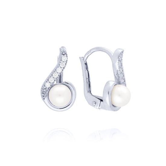 MOISS náušnice z bílého zlata