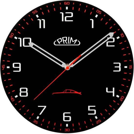 Hodiny PRIM Speedline - černo-červené