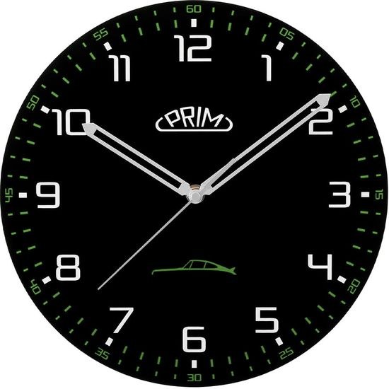 Hodiny PRIM Speedline - černo-zelené