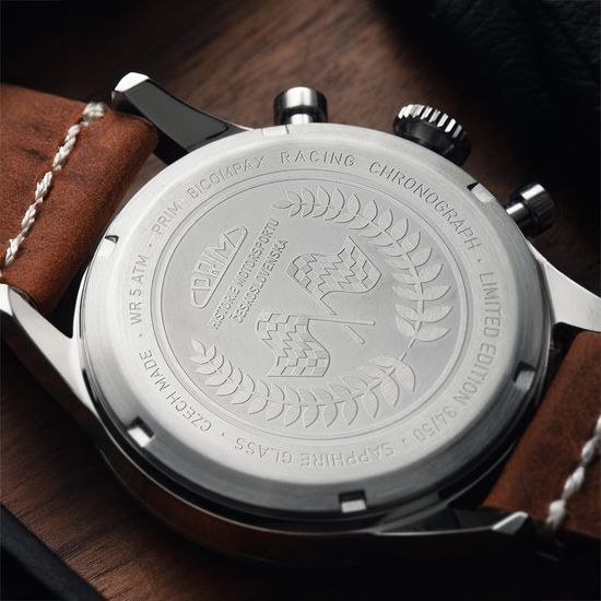 Hodinky PRIM Racing Bi-Compax Chronograph W91P.13211.B