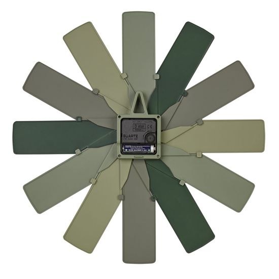 TFA 60.3020.04 - Designové nástěnné hodiny CLOCK IN THE BOX - zelené