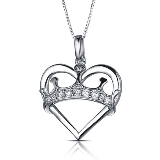 MOISS stříbrný přívěsek SRDCE