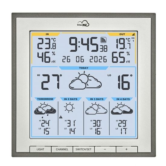 TFA 35.8105.10 - Bezdrátová WiFi meteostanice s chytrou předpovědí TFA.me ID-08