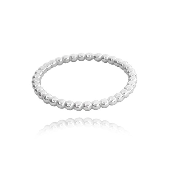 MINET Kuličkový stříbrný prsten vel. 62