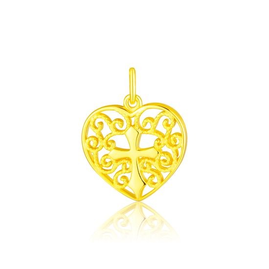 Přívěsek JVD SVLP1434XF3GO00 stříbrný