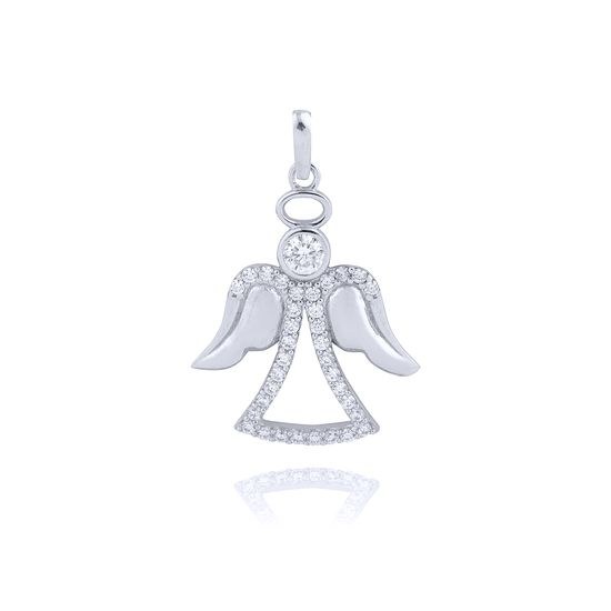 MOISS přívěsek z bílého zlata ANDĚL