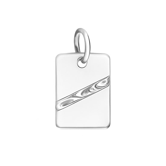 Stříbrný přívěs Destička s rytinou VA-1066