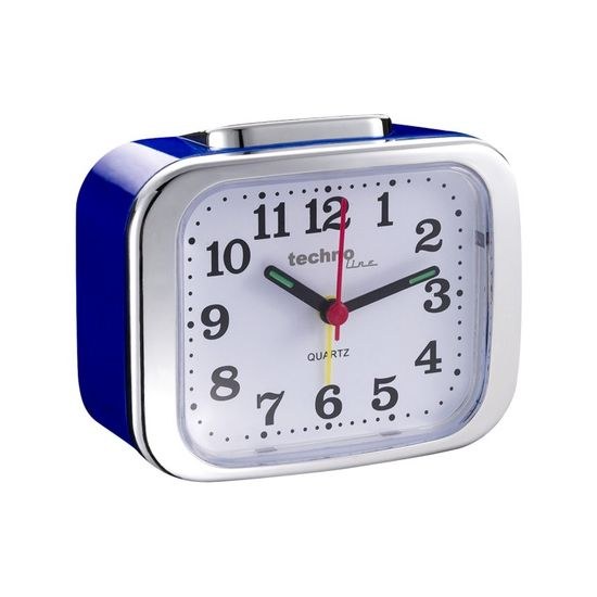 Analogový budík Modell XL blue