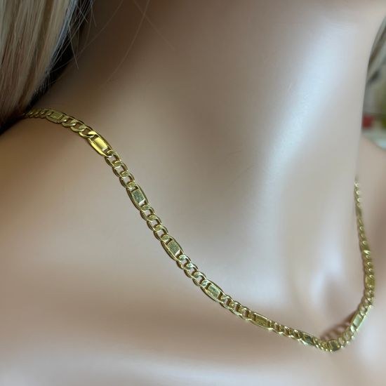 Zlatý 585/1000 řetízek figaro 2002