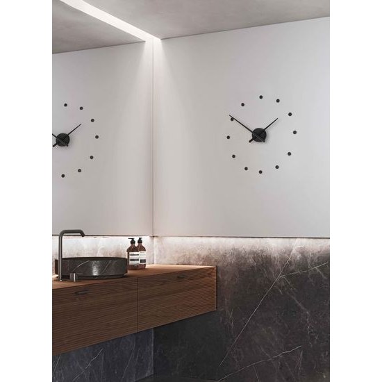 Hodiny Nomon OJ černé 50cm