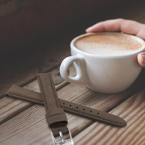 Řemínek MINET z jemného nubuku MSNUE14