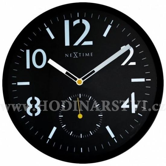 Hodiny NEXTIME 3050 32cm Serious Black